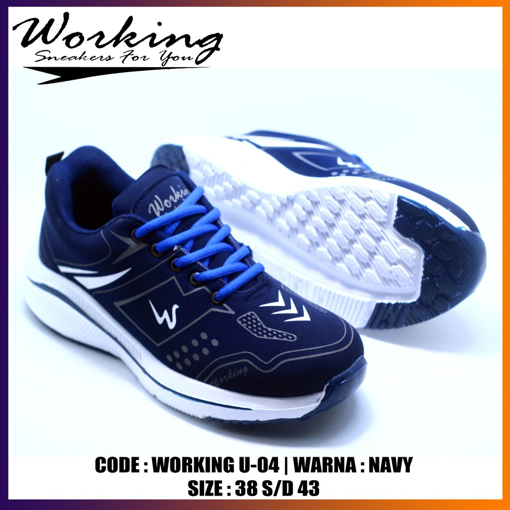 Working Sneakers For You Sepatu Running U-04