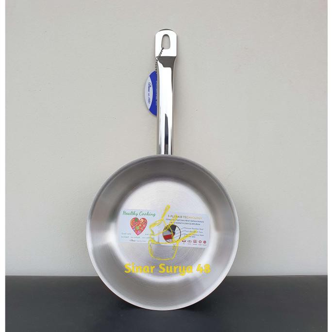 Fry Pan Penggorengan 24cm SUS-304 Bima Chef Series