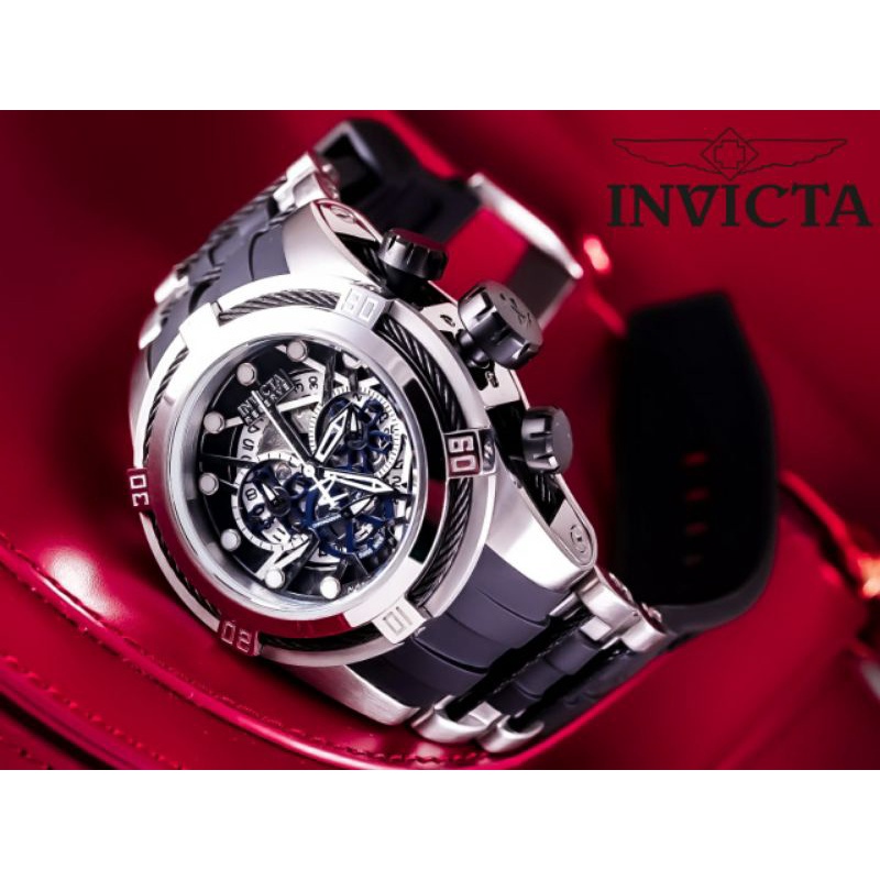 Jam Tangan Pria Merk Invicta Reserve Rabber Baterai