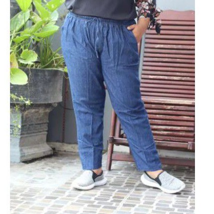 CELANA LUNA JEANS JUMBO STANDAR BISA COD JAMINAN KUALITAS