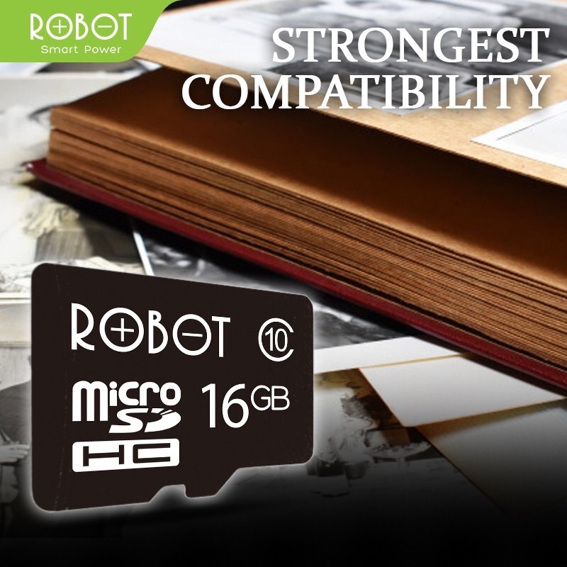 Micro SD ROBOT TF 4GB/8GB/16GB/32GB Memory Card  Kartu Memori HP Class 10 - Garansi ResmI 1 Tahun