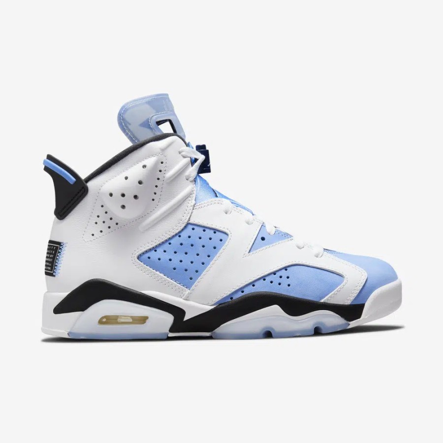 Nike Air Jordan 6 Retro University Blue UNC Original Resmi (100% Authentic)
