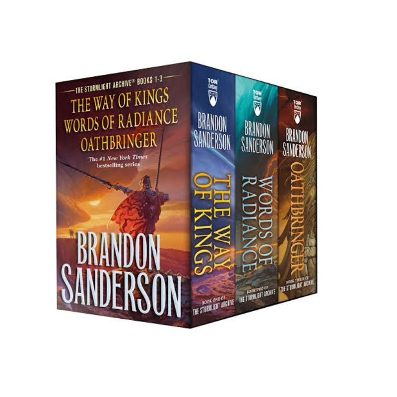 STORMLIGHT ARCHIVE MM BOXSET 1-3 The Way of Kings, Word of Radiance, Oathbringer By Brandon Sanderso