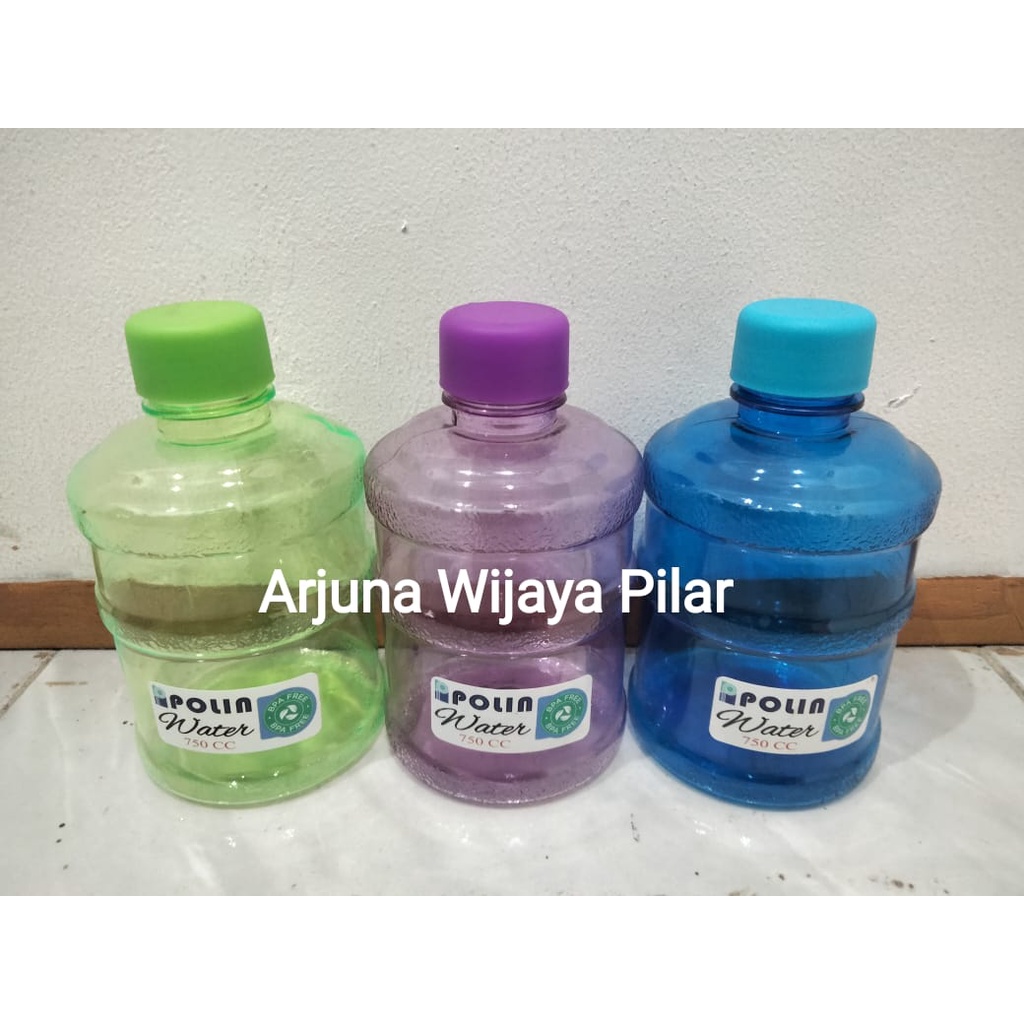 BOTOL MINUM GALON POLIN WATER 750 CC BPA FREE