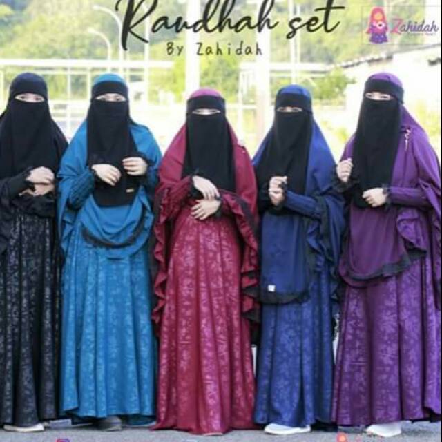 Gamis raudhah set terbaru dari zahidah