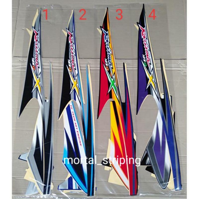 Striping stiker kharisma x 125