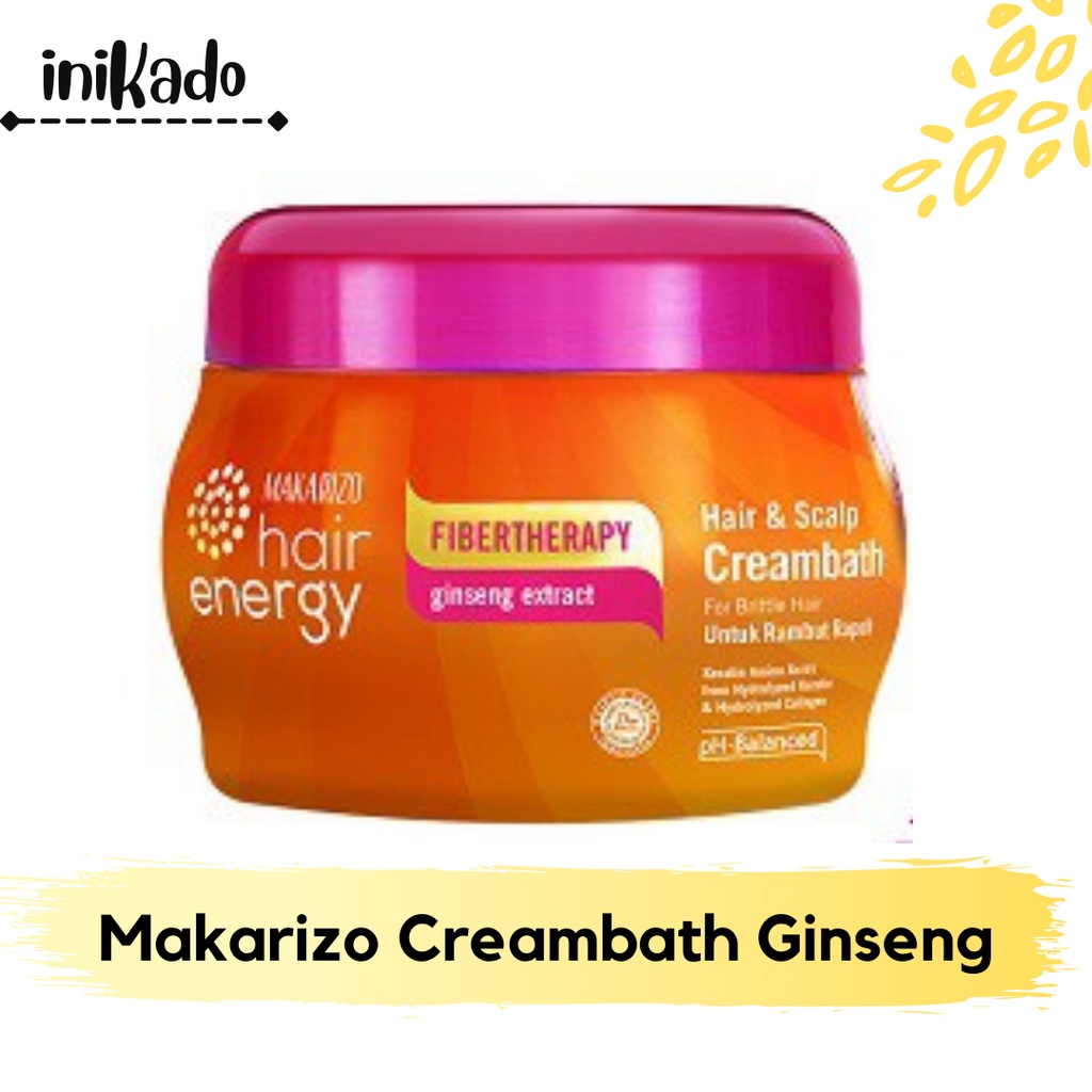 Jual MAKARIZO CREAMBATH GINSENG 500gr Makarizo Hair Energy