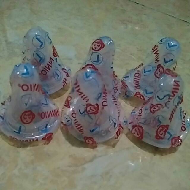 Dot Botol Susu Nipple Silicon Ninio Murah size S M L