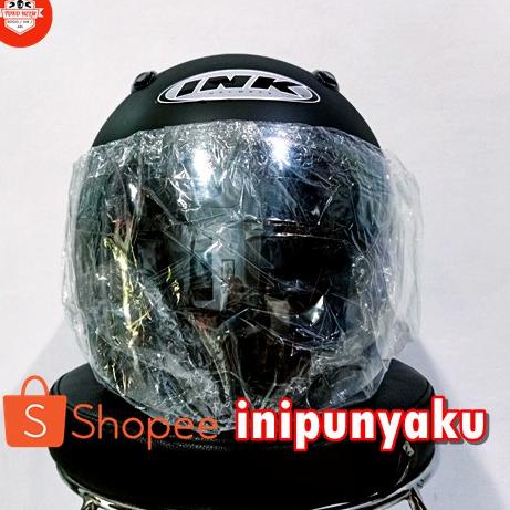 HELM DEWASA MURAH HELM CENTRO HELM INK SNI KW ( CENTRO HITAM DOFF ) {TRP.19My22ˢ}