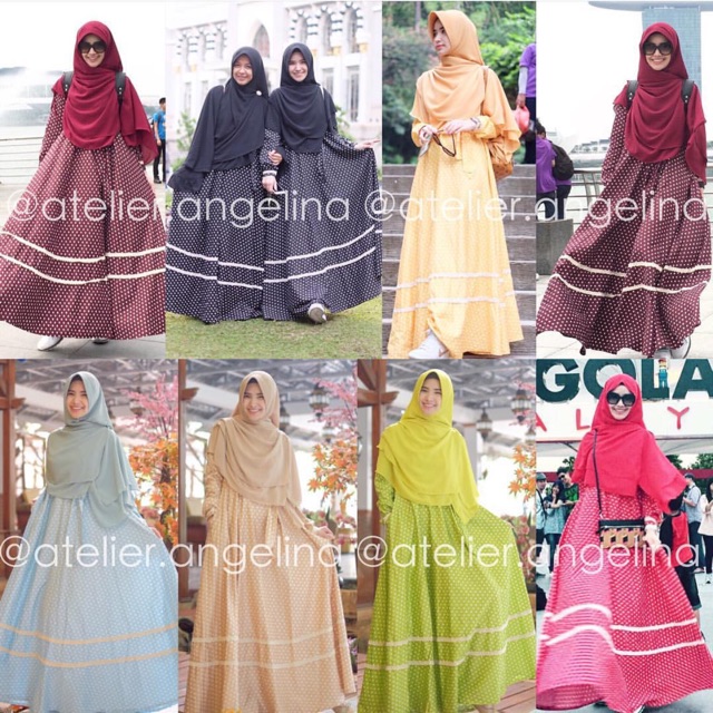 sabila polka Atelier Angelina Red