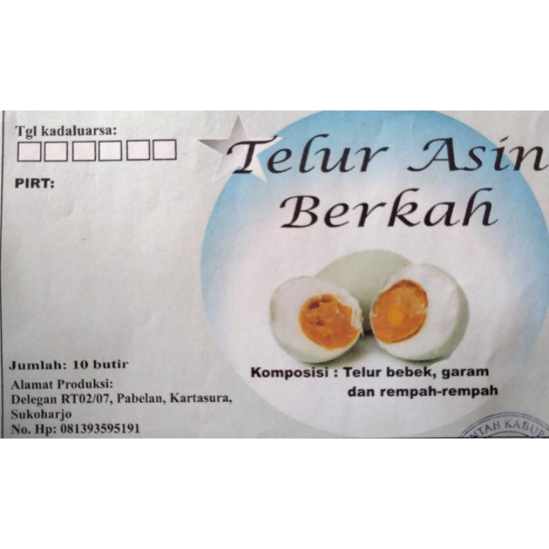 

Telur Asin Berkah Asli Sukoharjo