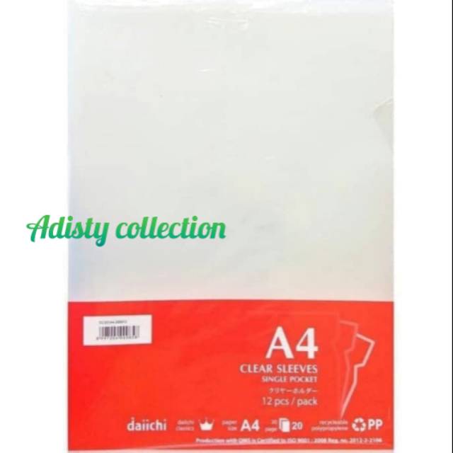 

Map L A4 Daiichi isi 12 pcs