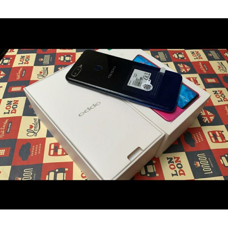 Second oppo F9  4/64 ex resmi fullsett original nominus