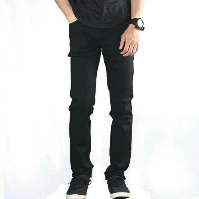 CELANA SOFTJEANS PRIA STREET WARNA HITAM