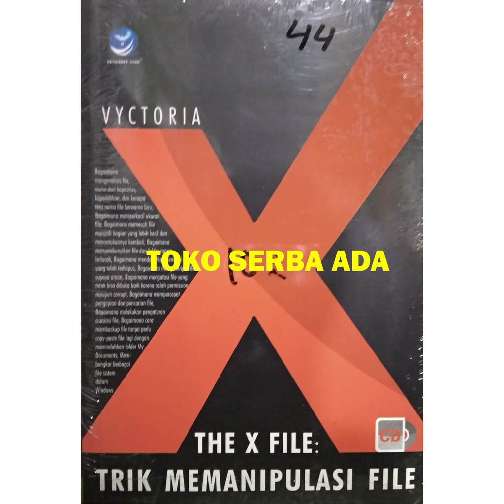 

BUKU The X File - Trik Memanipulasi File + CD