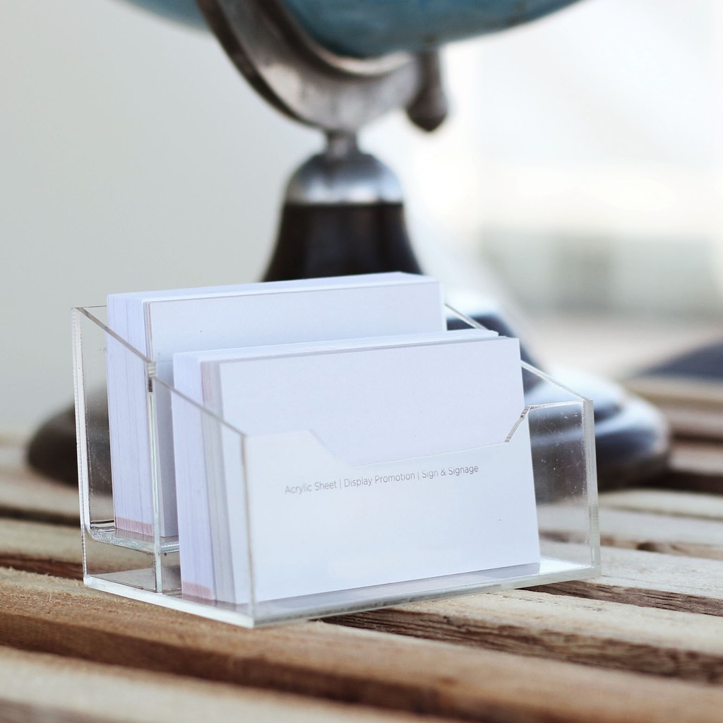 Tempat kartu nama / box kartu nama / kotak kartu nama / tempat kartu nama akrilik / akrilik box kart