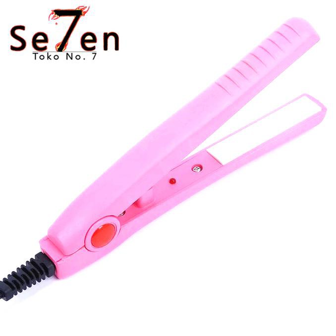 GRATIS ONGKIR Catok Rambut Haidi/Catokan Rambut/Catok Mini/Topsonic Hair Care 768 - PINK VN497