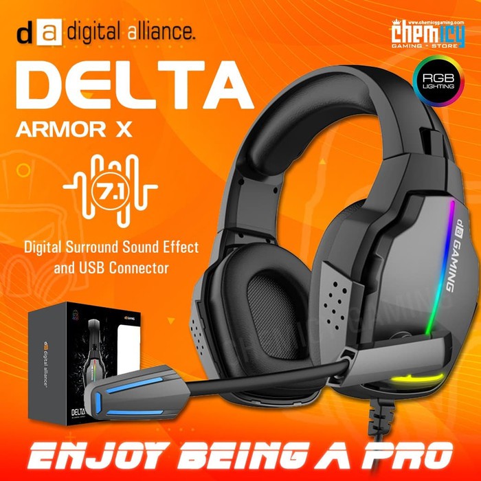 Digital Alliance Delta Armor X Virtual 7.1 Gaming Headset