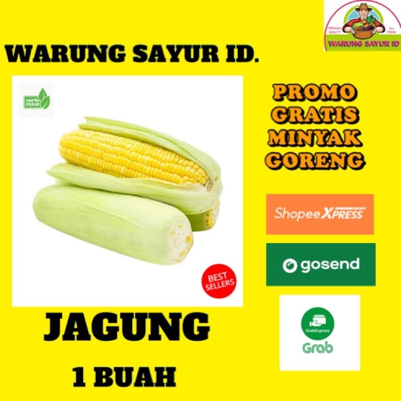 

WARUNG SAYUR|JAGUNG BERSIH PER 1 BUAH | SAYUR SEGAR | SAYUR ONLINE