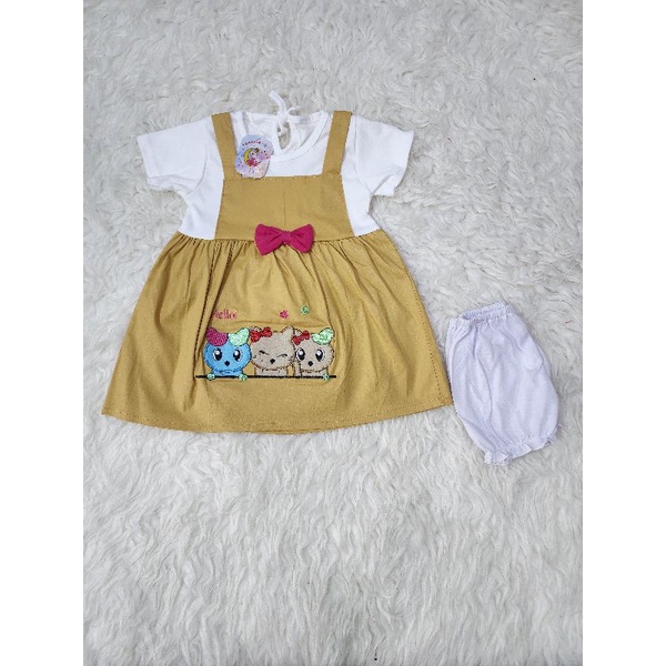 baju bayi perempuan dress babygirl jsb8