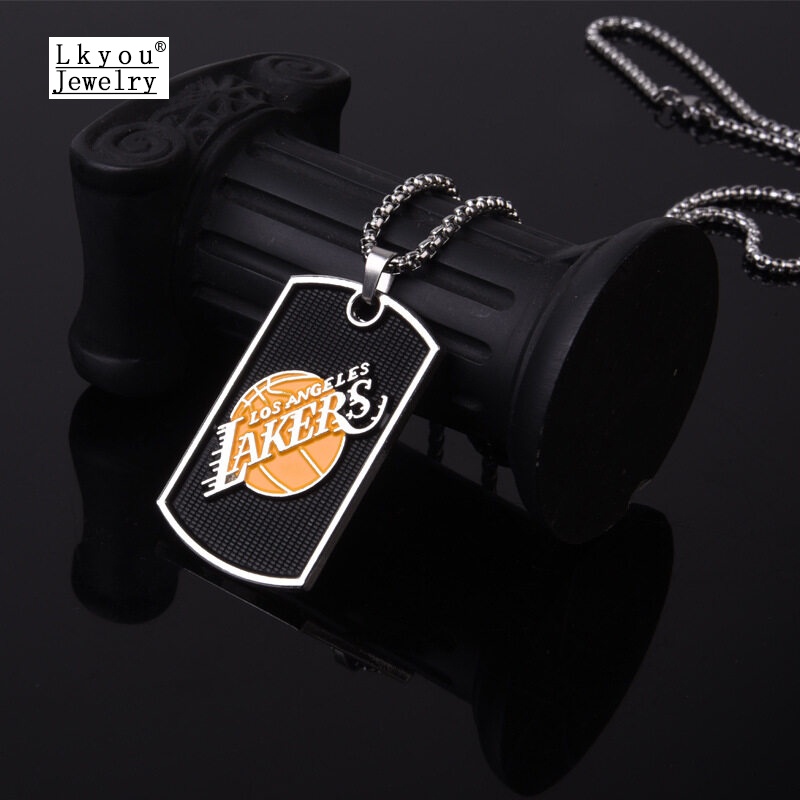 Kalung Liontin Tag Bahan Stainless Steel Gaya Hip Hop Untuk Pria Dan Wanita