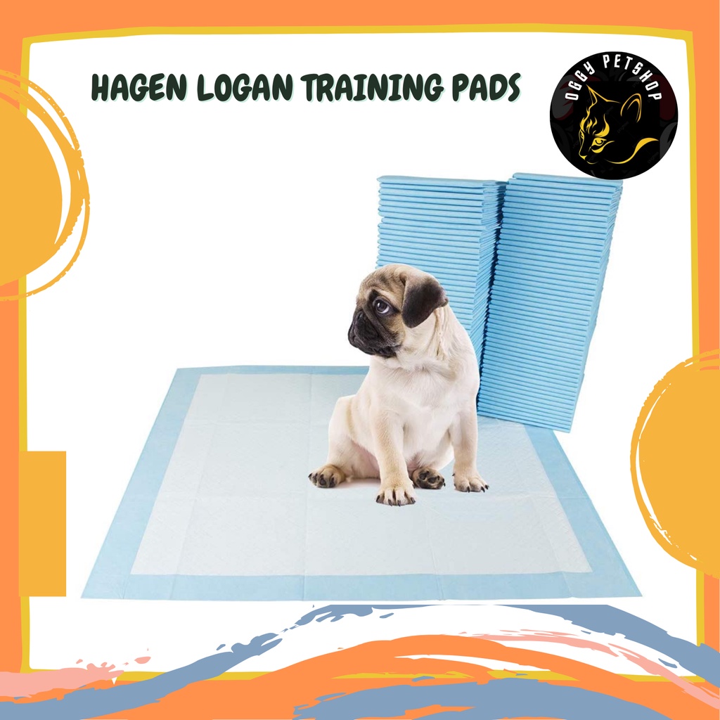 HAGEN LOGAN TRAINING PADS CAT &amp; DOG PER PACK Khusus Anjing Dan Kucing