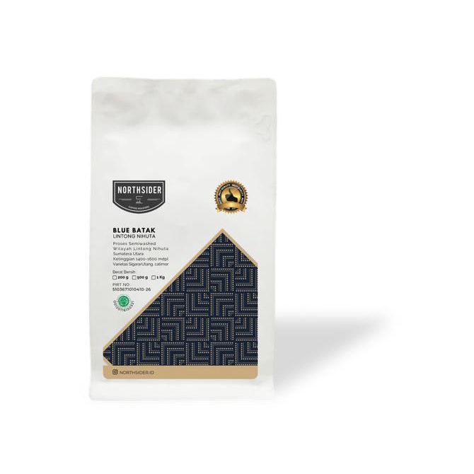 

_^_^_^] BIJI KOPI ARABIKA BLUE BATAK SEMIWASHED - 500GR NORTHSIDER COFFEE