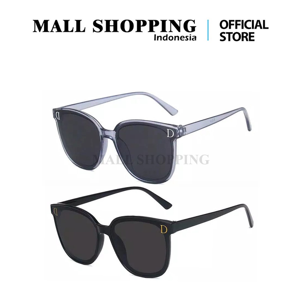 (COD) Kacamata Hitam Kacamata Fashion Sunglasses Frame Kotak MALLSHOPPING