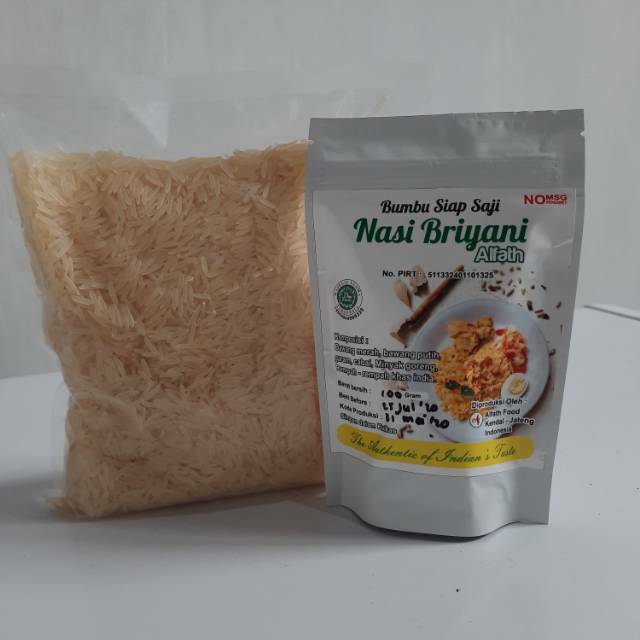 

Bumbu Nasi Briyani + beras basmati 500gram