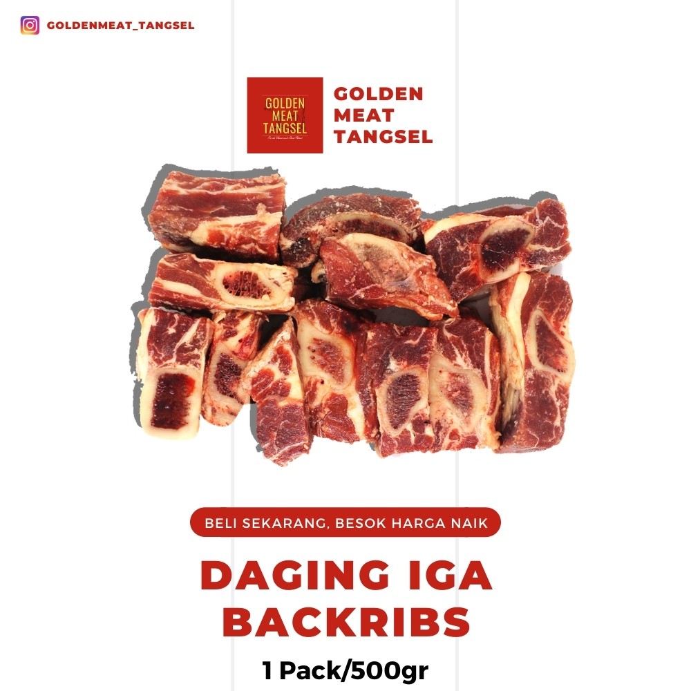 

Iga Sapi Backrib / Konro - Daging sapi Berkualitas & Fresh - Tangsel