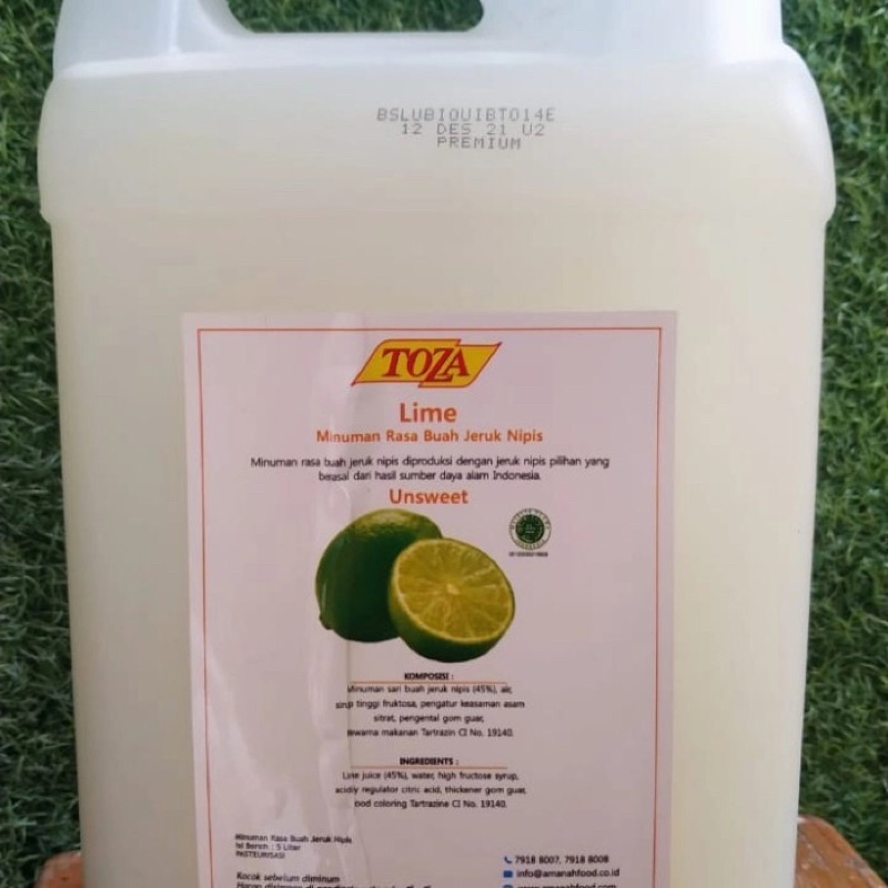 

FRESHTOZA lime unsweet 5 ltr