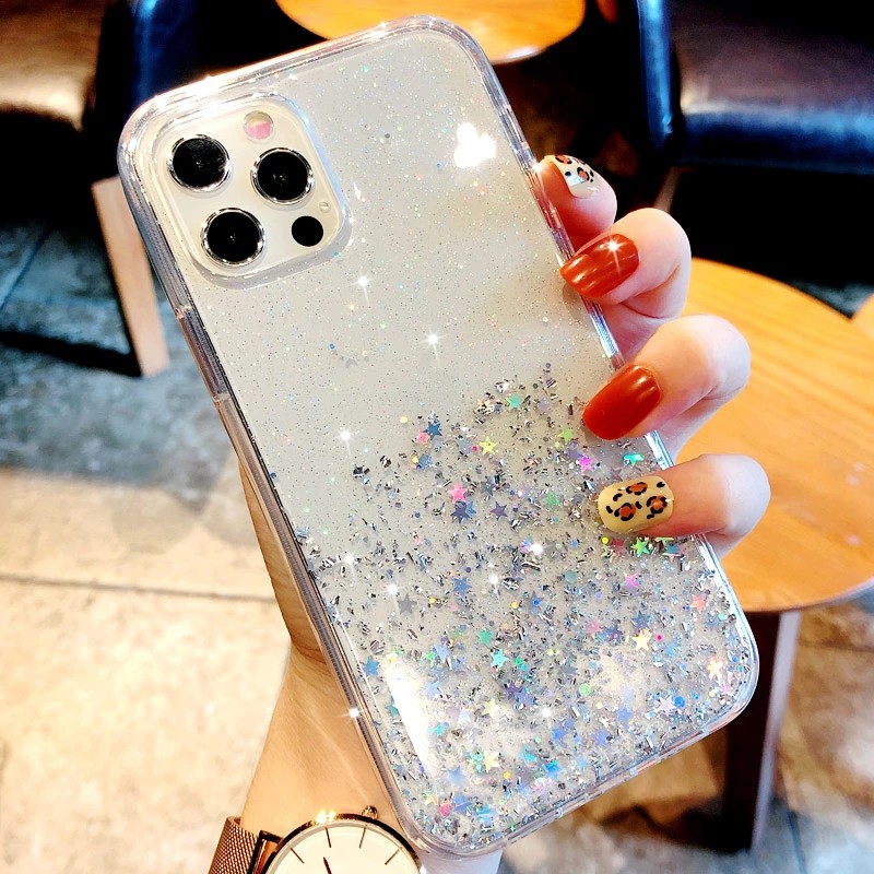 Iphone 13 Pro Max Bling Glitter Sequin Sparkling Soft Case Iphone14 12 Pro Max X XS Max XR iPhone 8 7 6 6S Plus Sarung Belakang