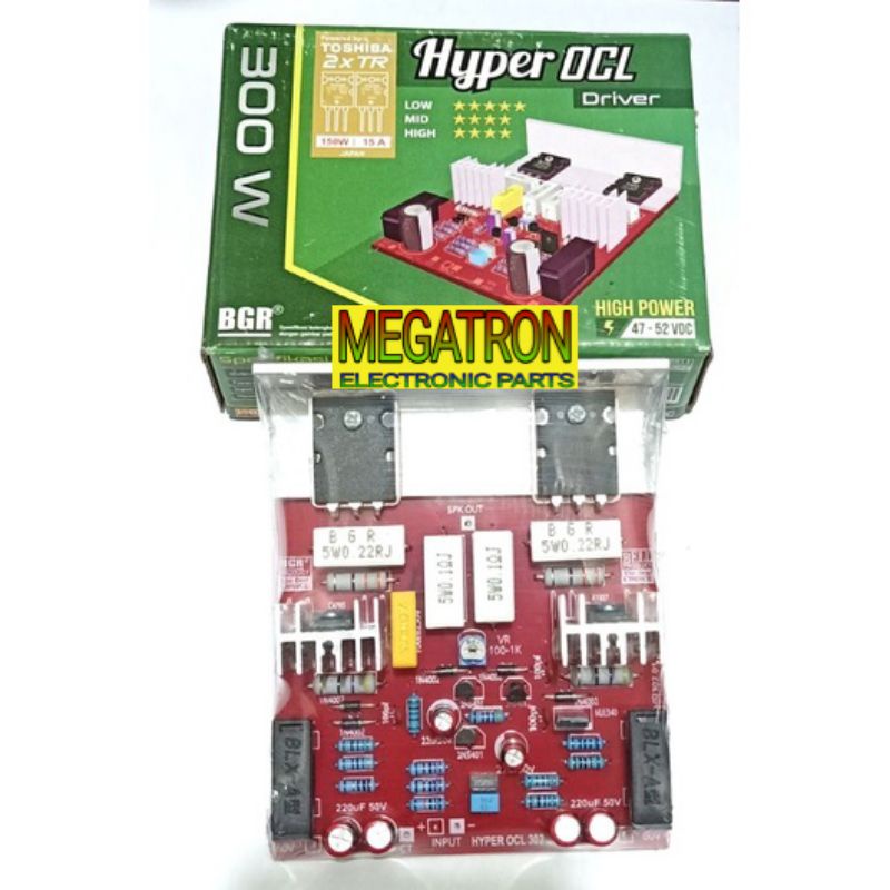 Kit Power Amplifier Mono 300watt Hyper OCL Bell