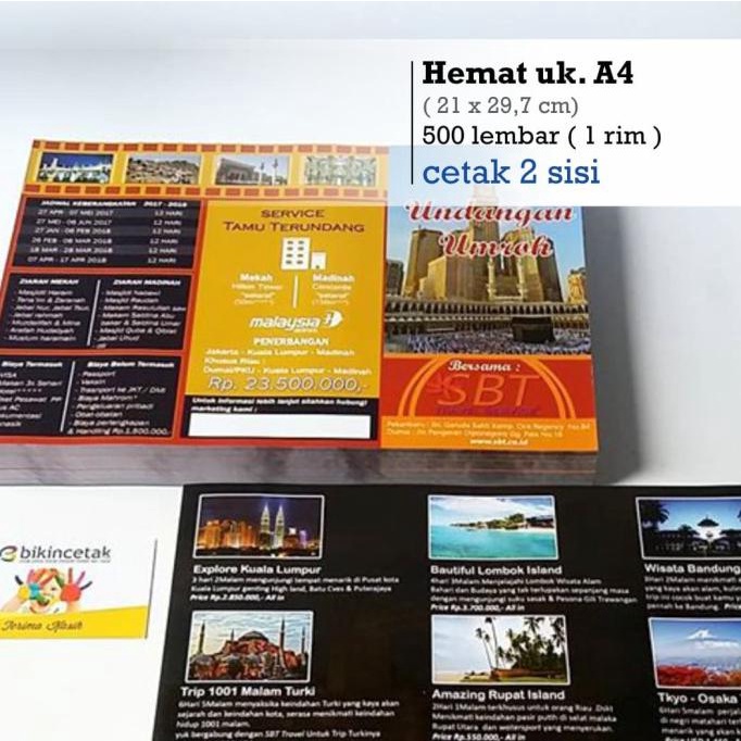 

Buruan Serbu] Promo Cetak Brosur A4 2 Sisi - Hemat