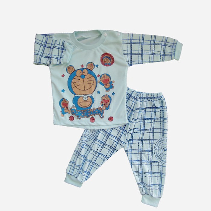 Piyama Anak Tangan Panjang | Setelan Anak 12 Bulan Motif Print