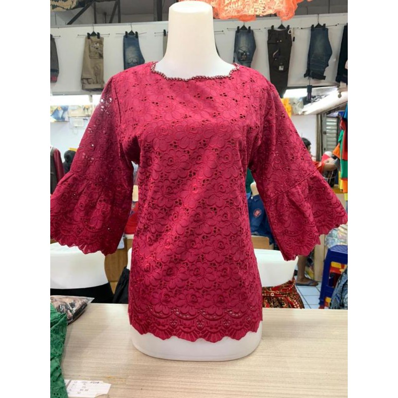 blus katun bolong
