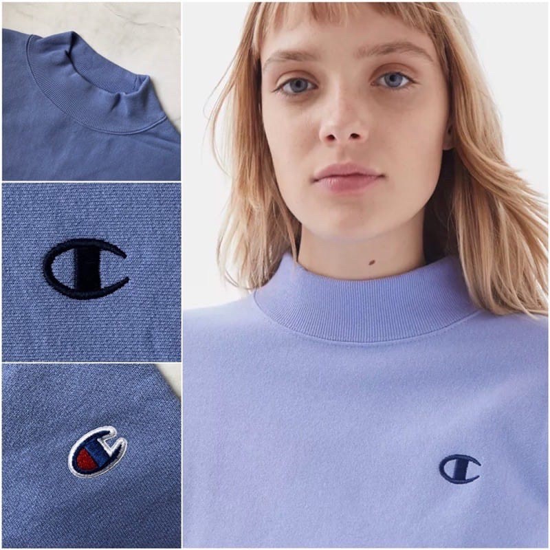 CREWNECK CHAMPION ORIGINAL REVERSE WEAVE MOCK NECK - CHAMPION UO EXCLUSIVE SWEATSHIRT UNISEX EUROPA