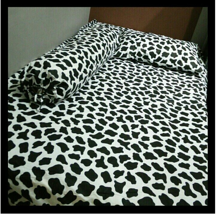 Jual Seprei dan Bedcover Motif Totol Sapi