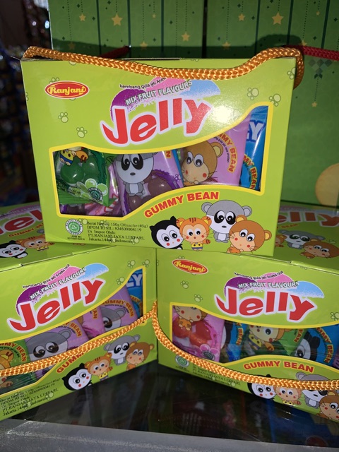 RANJANI jelly gummy bean YOUKA  box isi 30 sachet