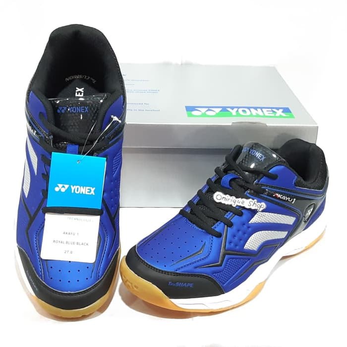 sepatu olahraga badminton Yonex Akayu 1 royal blue/black original