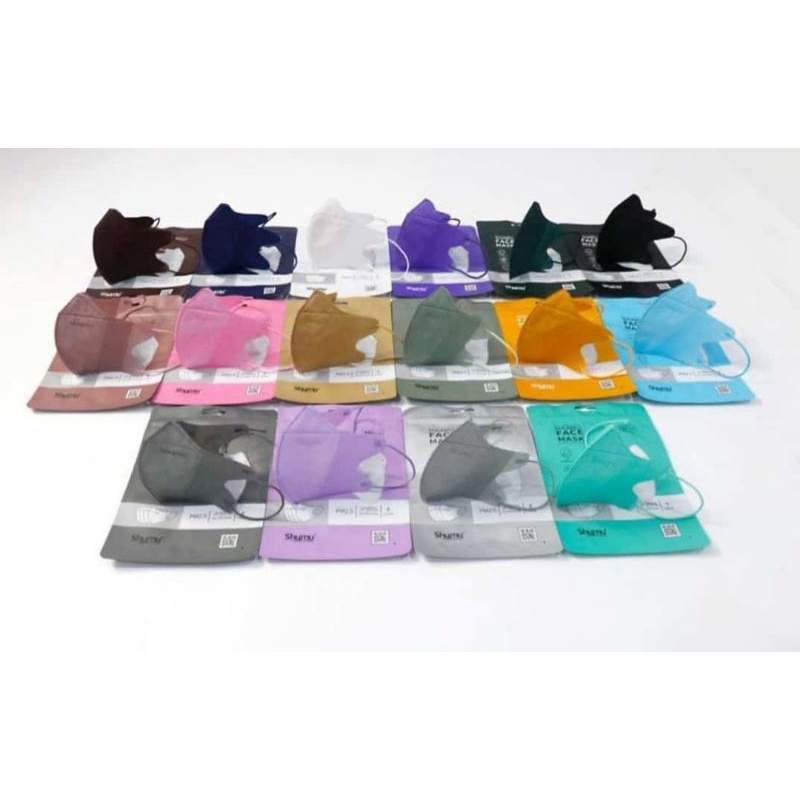 Masker Duckbill Shumu aneka warna isi 10/pack