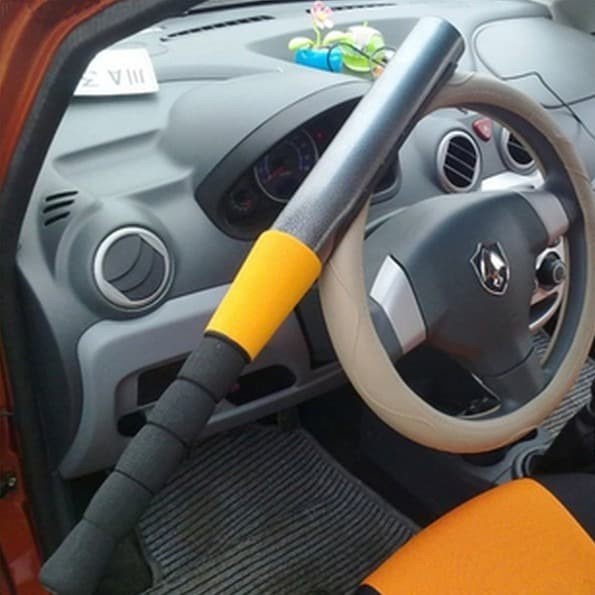 KUNCI STIR MOBIL BASEBALL PUTAR MERAH KUNING PENGAMAN MOBIL SAFETYLOCk