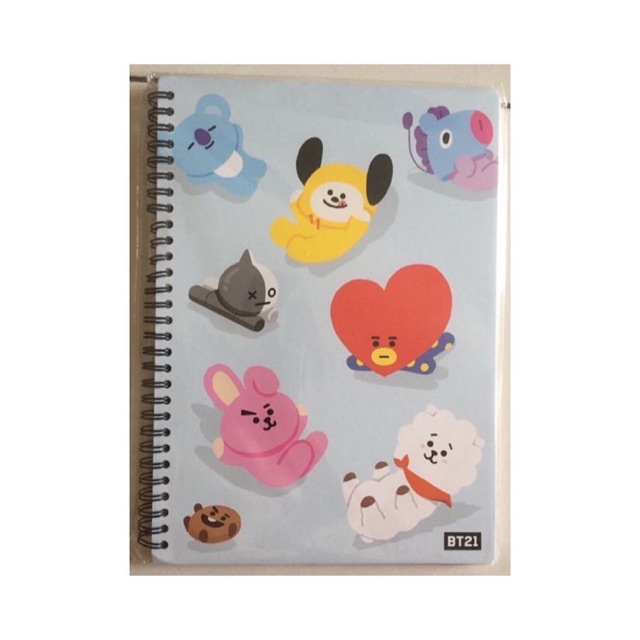 

Spiral notebook official line friends