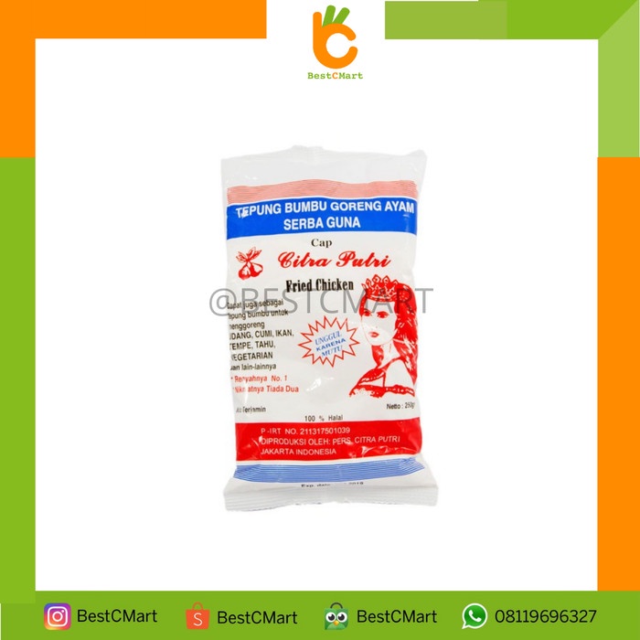 

Ds11 Tepung Putri Bumbu Goreng Ayam Serba Guna G6B040B1