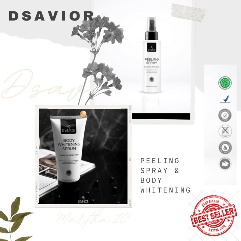 DSAVIOR BODY WHITENING PEELING SPRAY