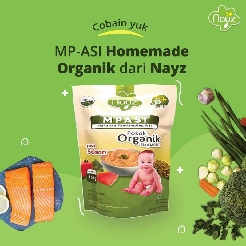 Nayz Bubur Mpasi Ikan Salmon150gr