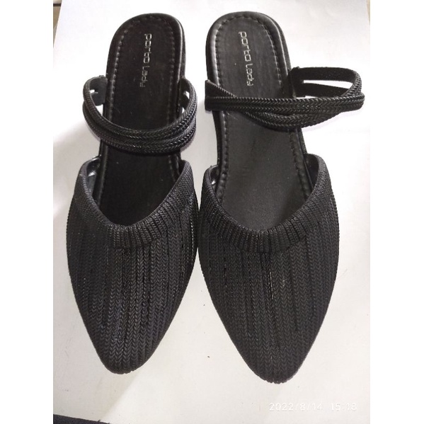 Sepatu Wedges / Sepatu kondangan / Sepatu Karet / Sepatu Hak / Sepatu Porto Lady