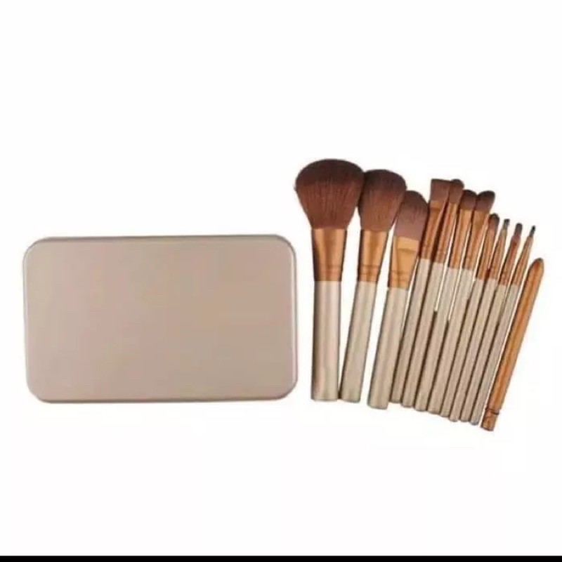 [Per Set] Kuas Make Up Power Brush isi 12