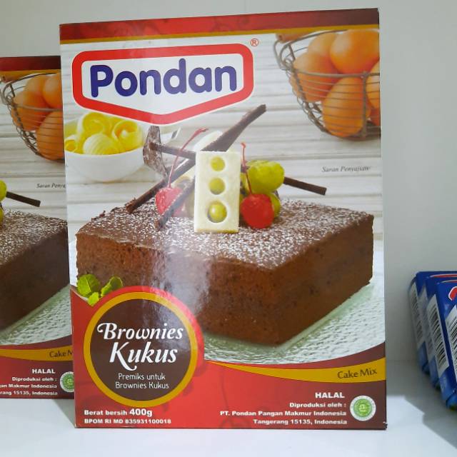 

Brownies Kukus Pondan