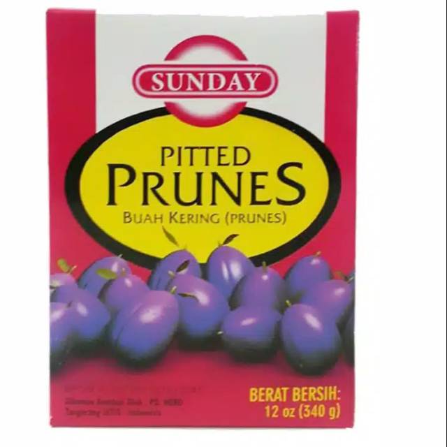 

Sunday pitted prunes 340 gr